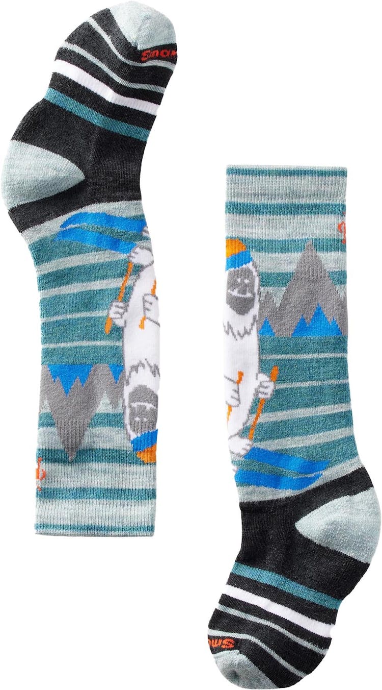 Product gallery image number 1 for product Wintersport Full Cushion Yeti Pattern OTC Socks - Kid's