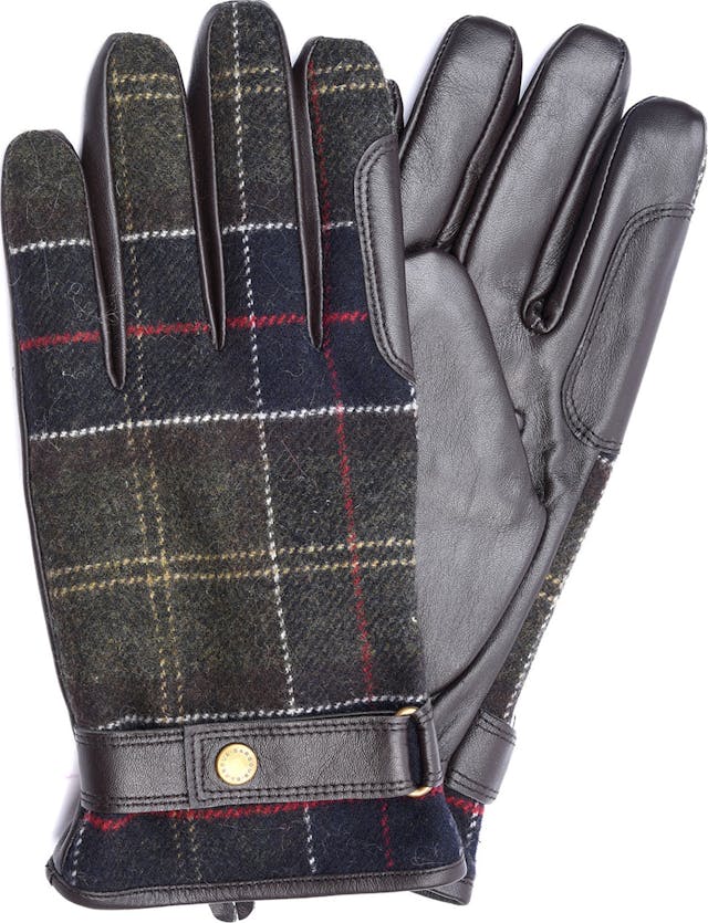 Product image for Newbrough Tartan Leather Gloves - Men's