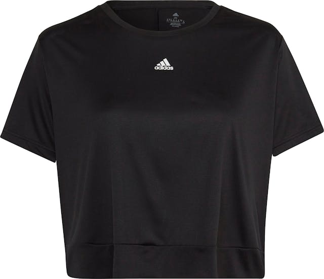 Product image for AEROREADY Studio Plus Size Loose Crop T-Shirt - Women's