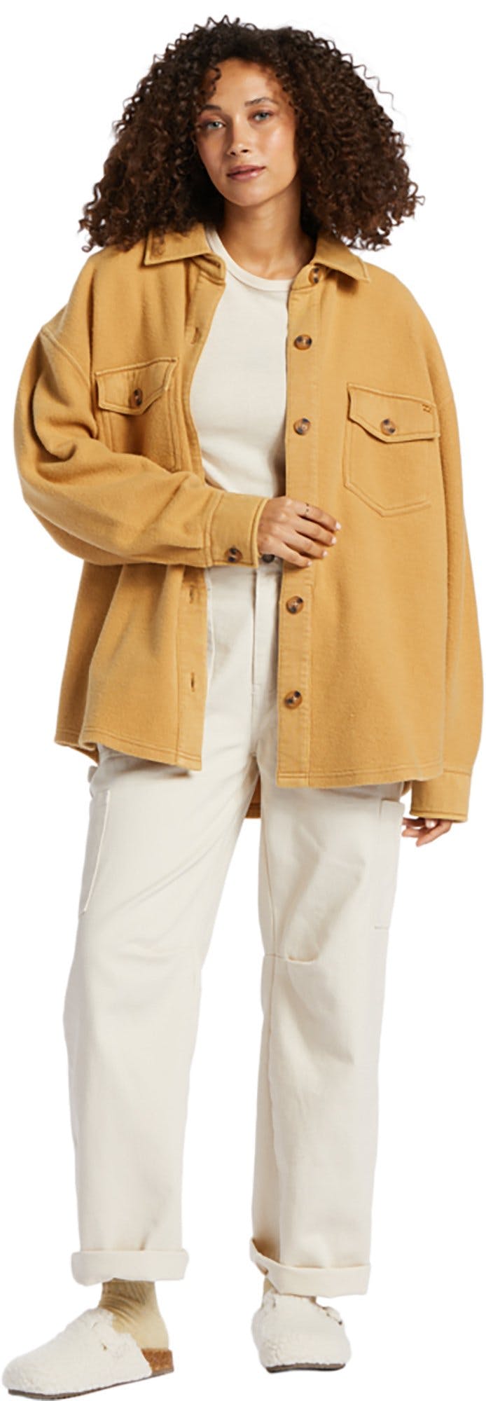 Product gallery image number 4 for product Anytime Shacket Oversized Button-Through Shacket - Women's