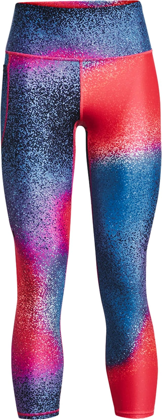 Product image for HeatGear Armour No-Slip Waistband Printed Ankle Leggings - Women's