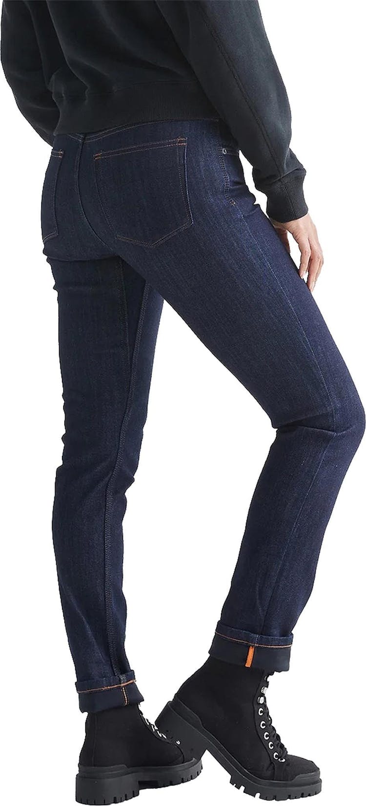 Product gallery image number 6 for product All-Weather Denim Slim Straight Jean - Women's