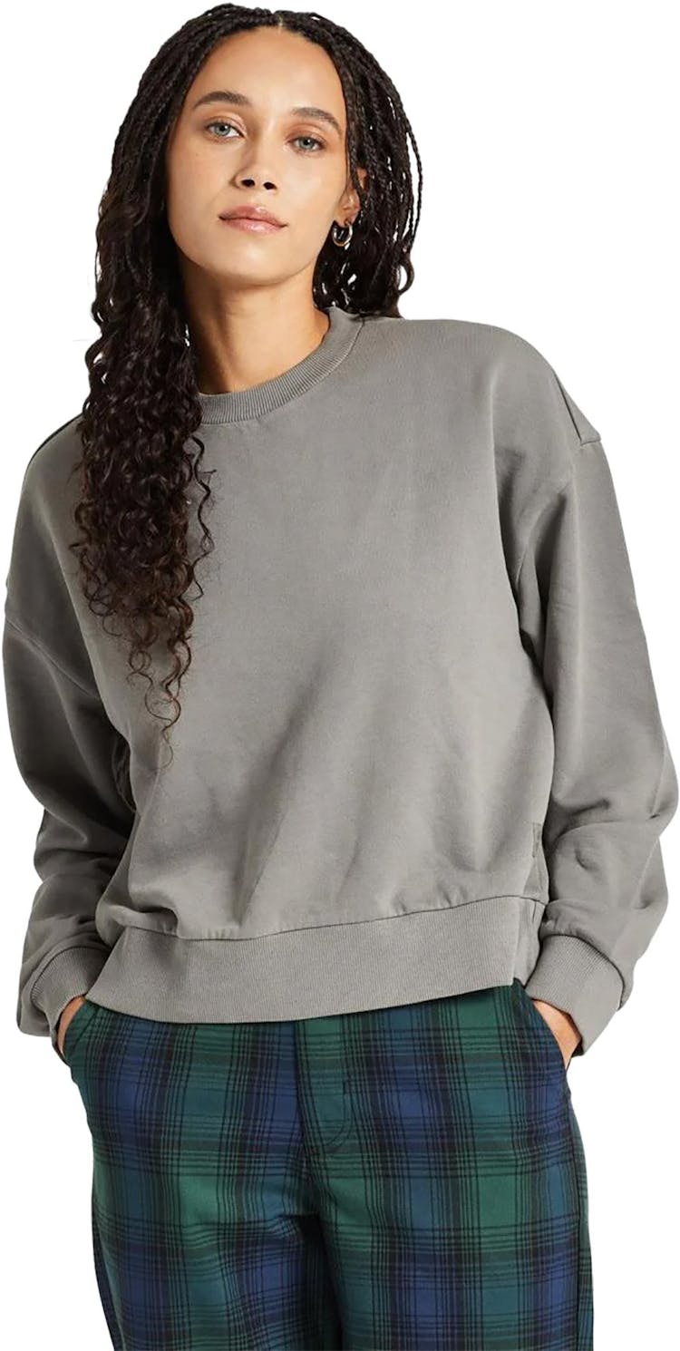 Product gallery image number 2 for product Cross Loop French Terry Crew Neck Sweatshirt - Women's