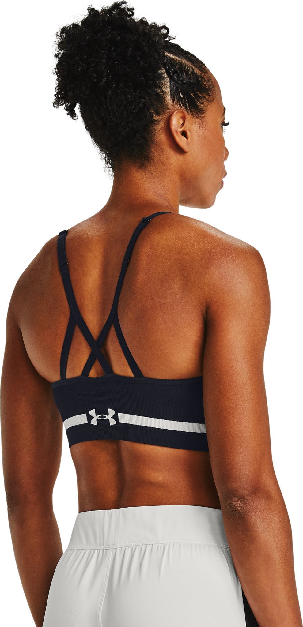 Product gallery image number 2 for product UA Seamless Low Long Sports Bra - Women's