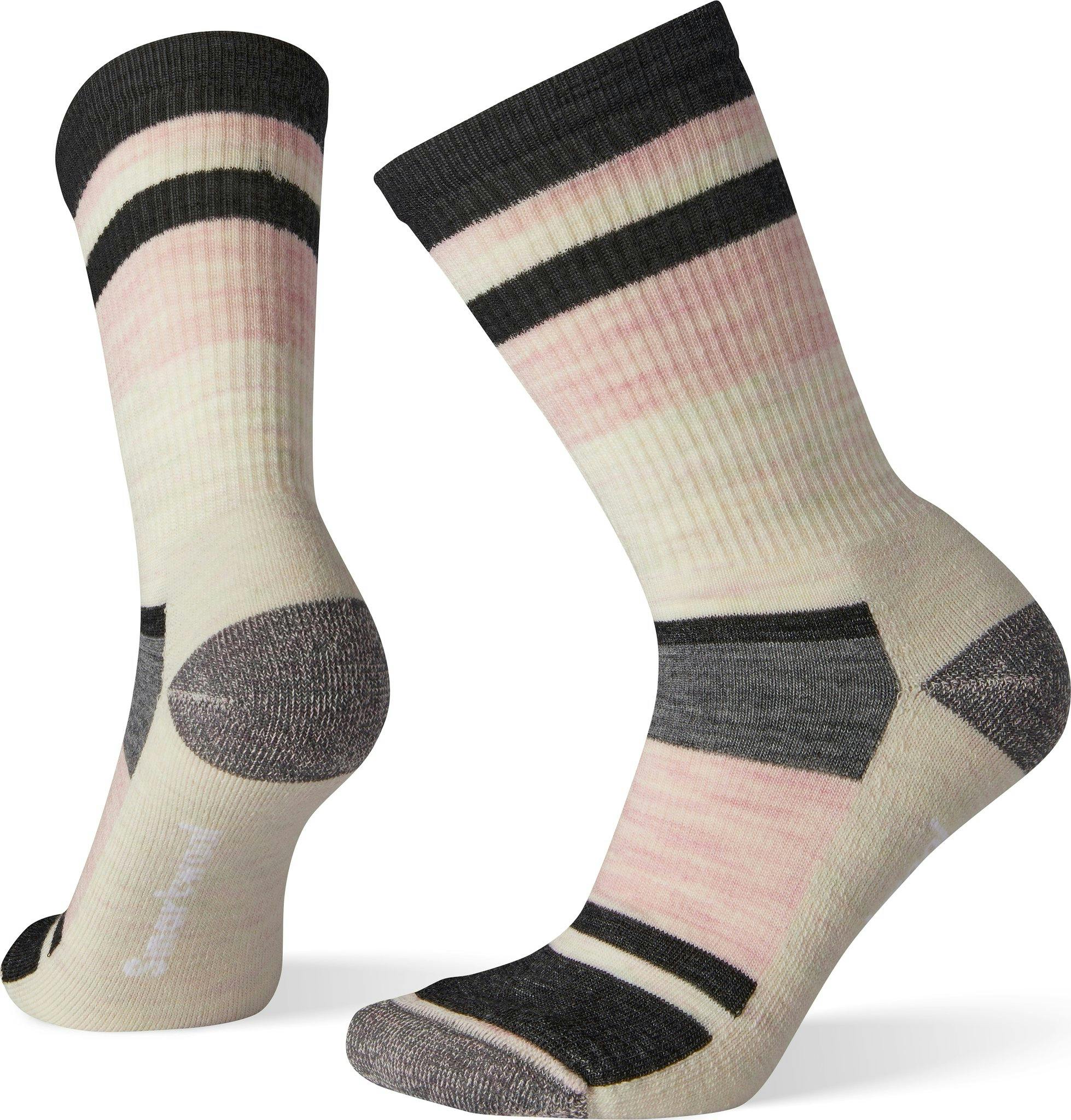 Product gallery image number 1 for product Hike Light Striped Crew Socks - Women's