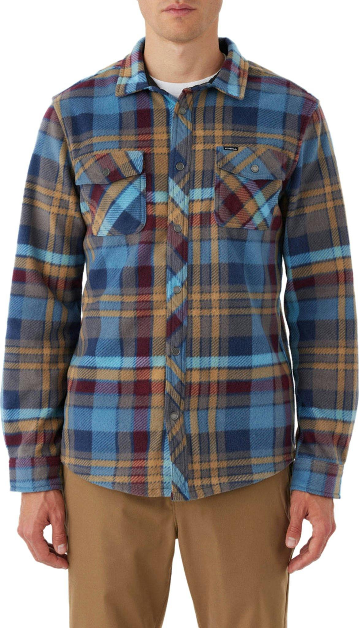 Product gallery image number 2 for product Glacier Plaid Superfleece Shirt - Men's