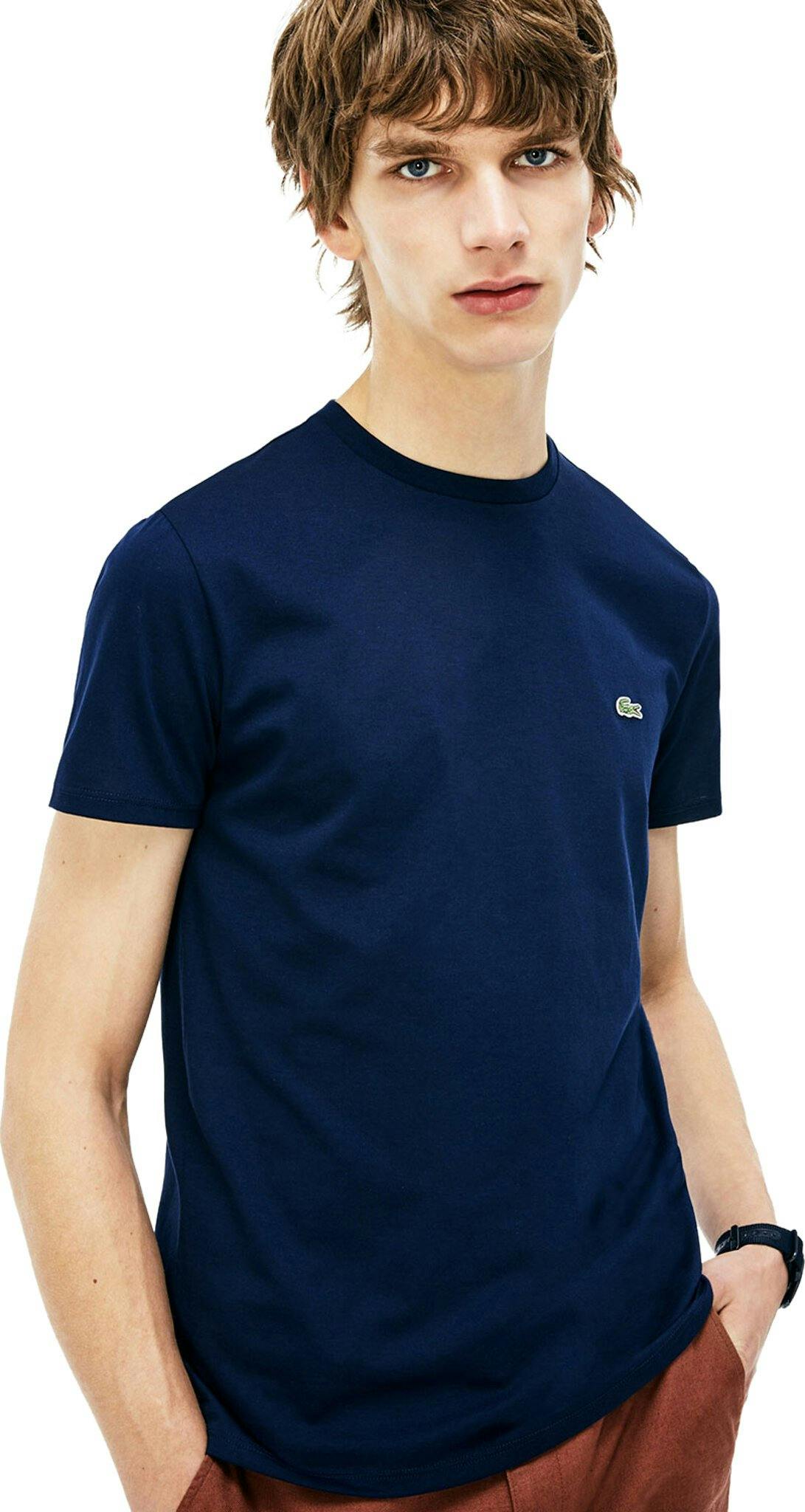 Numéro de l'image de la galerie de produits 7 pour le produit T-shirt col rond en jersey de coton pima uni - Homme