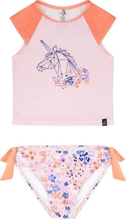 Image de produit pour Maillot de surf deux pièces imprimé à manches courtes - Petite Fille