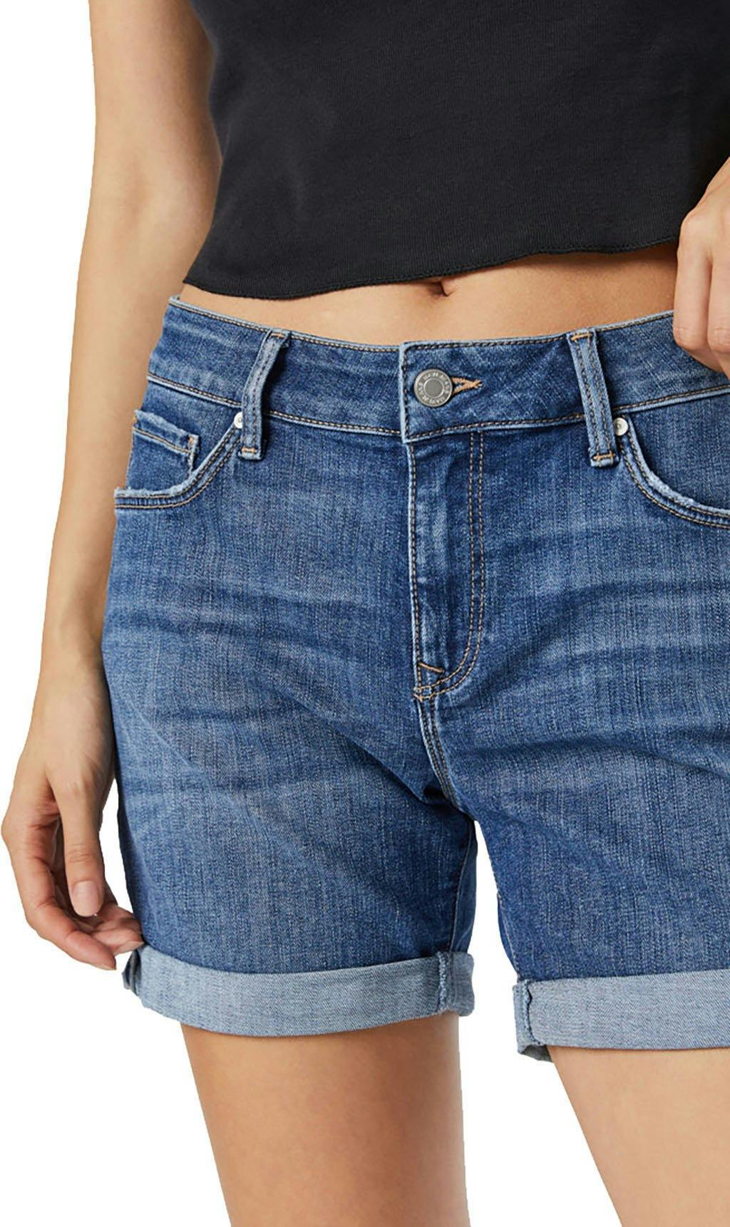 Product gallery image number 6 for product Pixie Denim Boyfriend Shorts - Women's