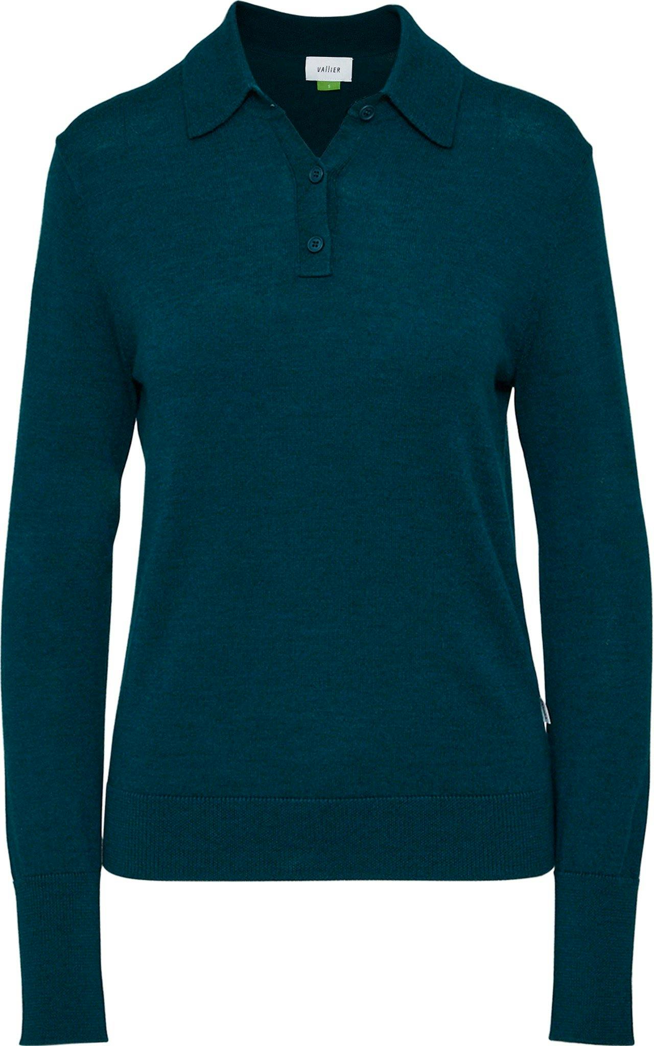 Product gallery image number 1 for product Alvalade Lightweight Long-Sleeve Merino Knit Polo - Women's