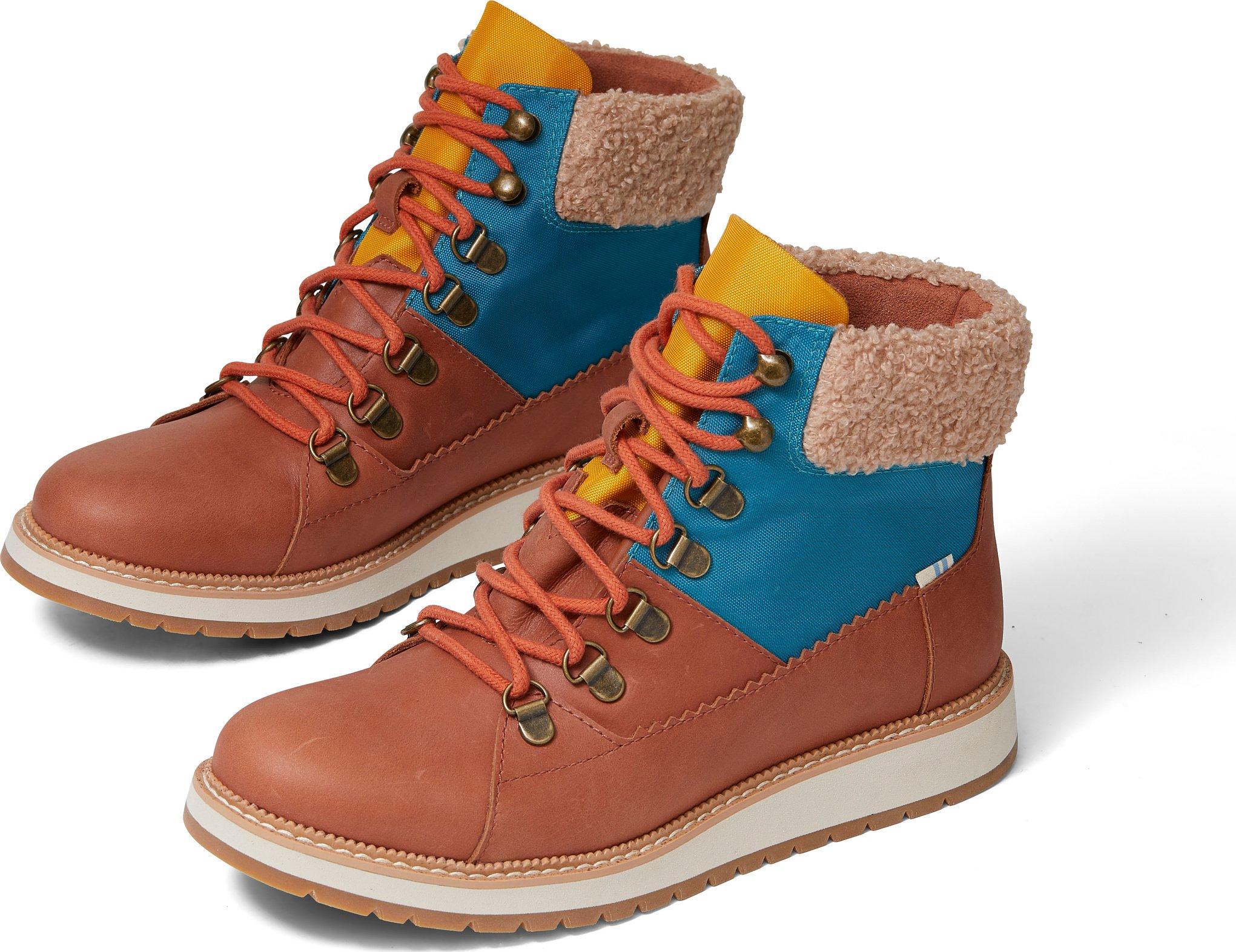 Product gallery image number 2 for product Waterproof Leather Hazel Leather Harbor Blue Techy Nylon Mesa Boots - Women's