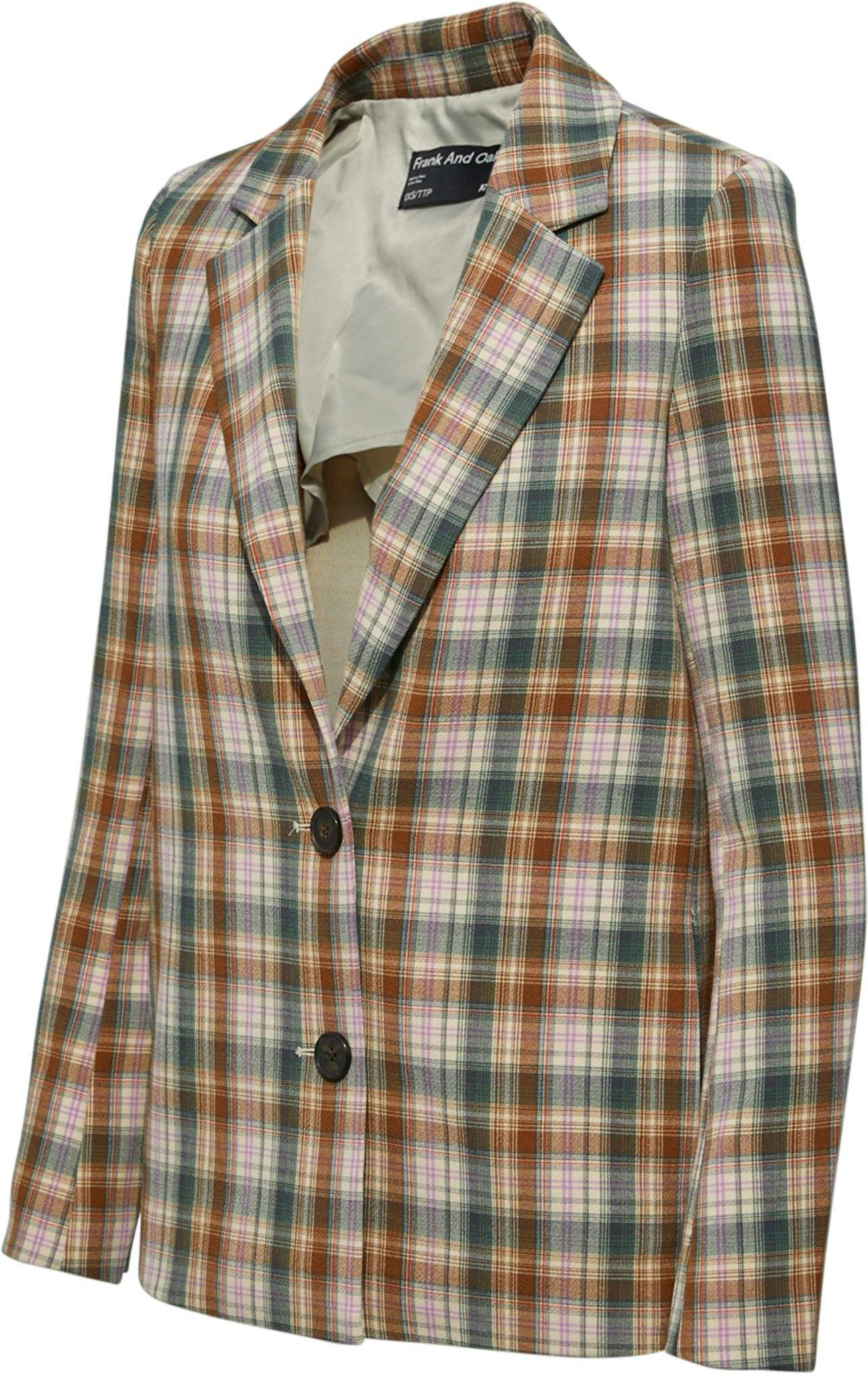 Product gallery image number 3 for product Plaid Blazer - Women's