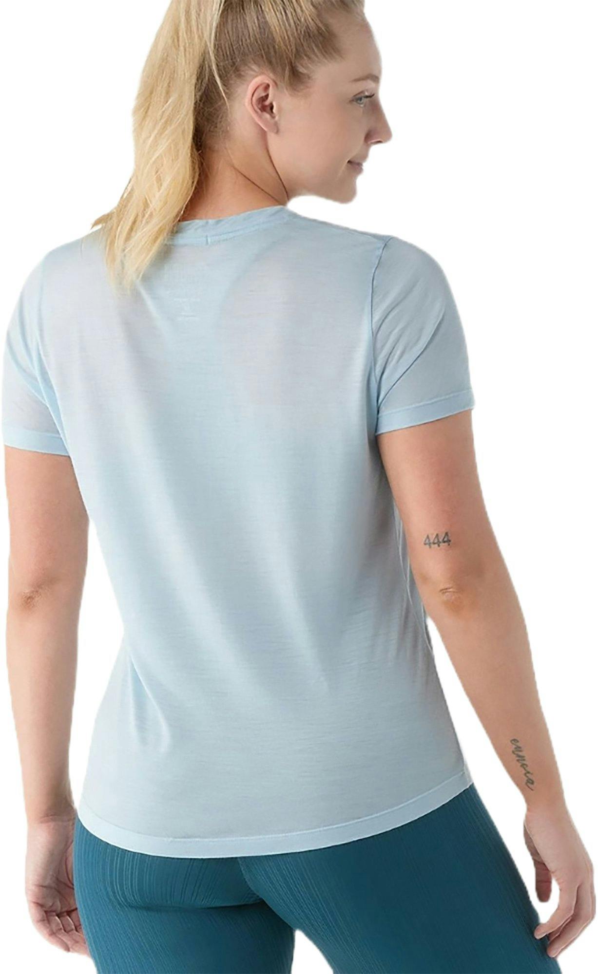 Product gallery image number 2 for product Merino Sport 120 V-Neck Short Sleeve Tee - Women's