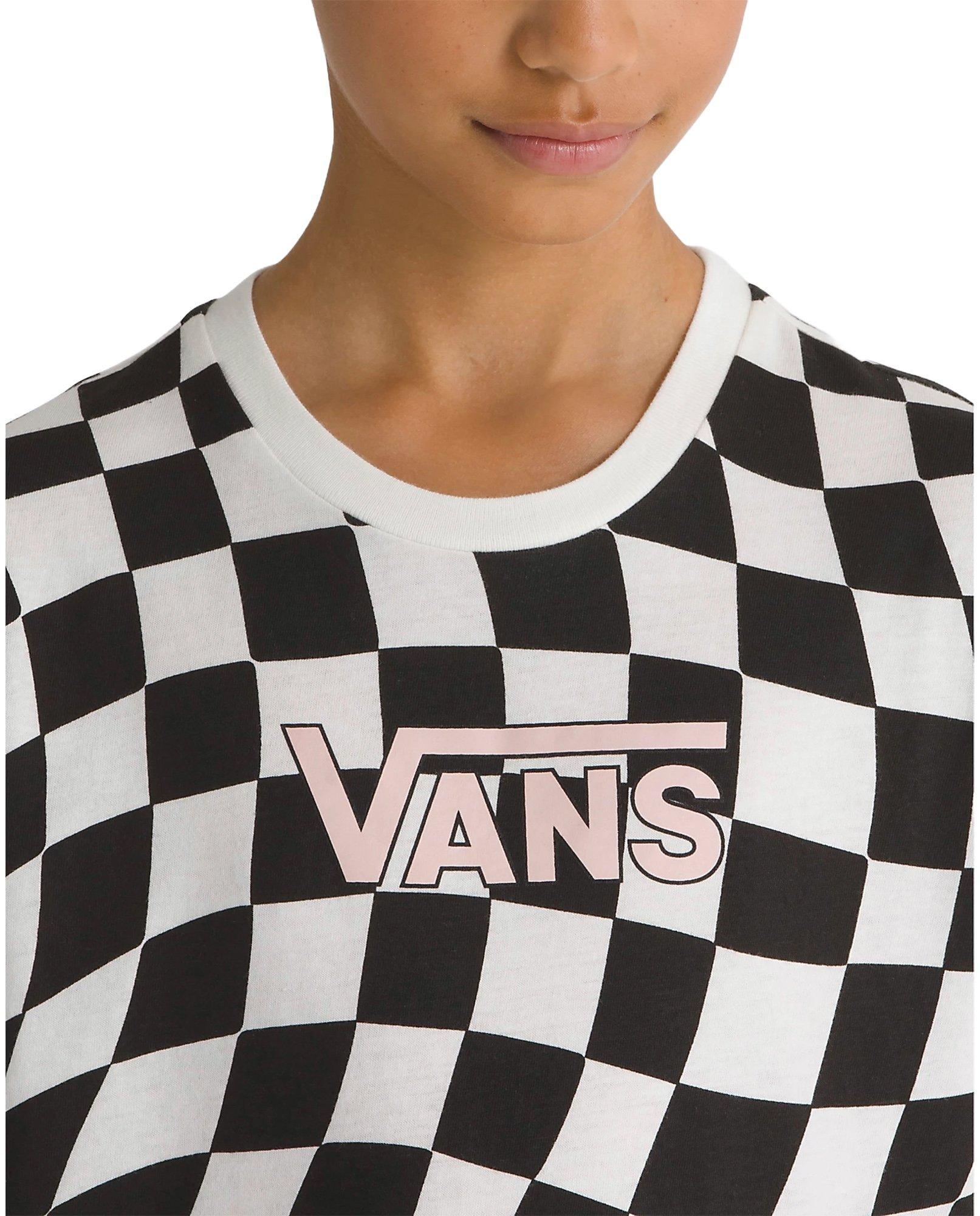 Product gallery image number 4 for product Warped 66 Check Crew Tee - Girls