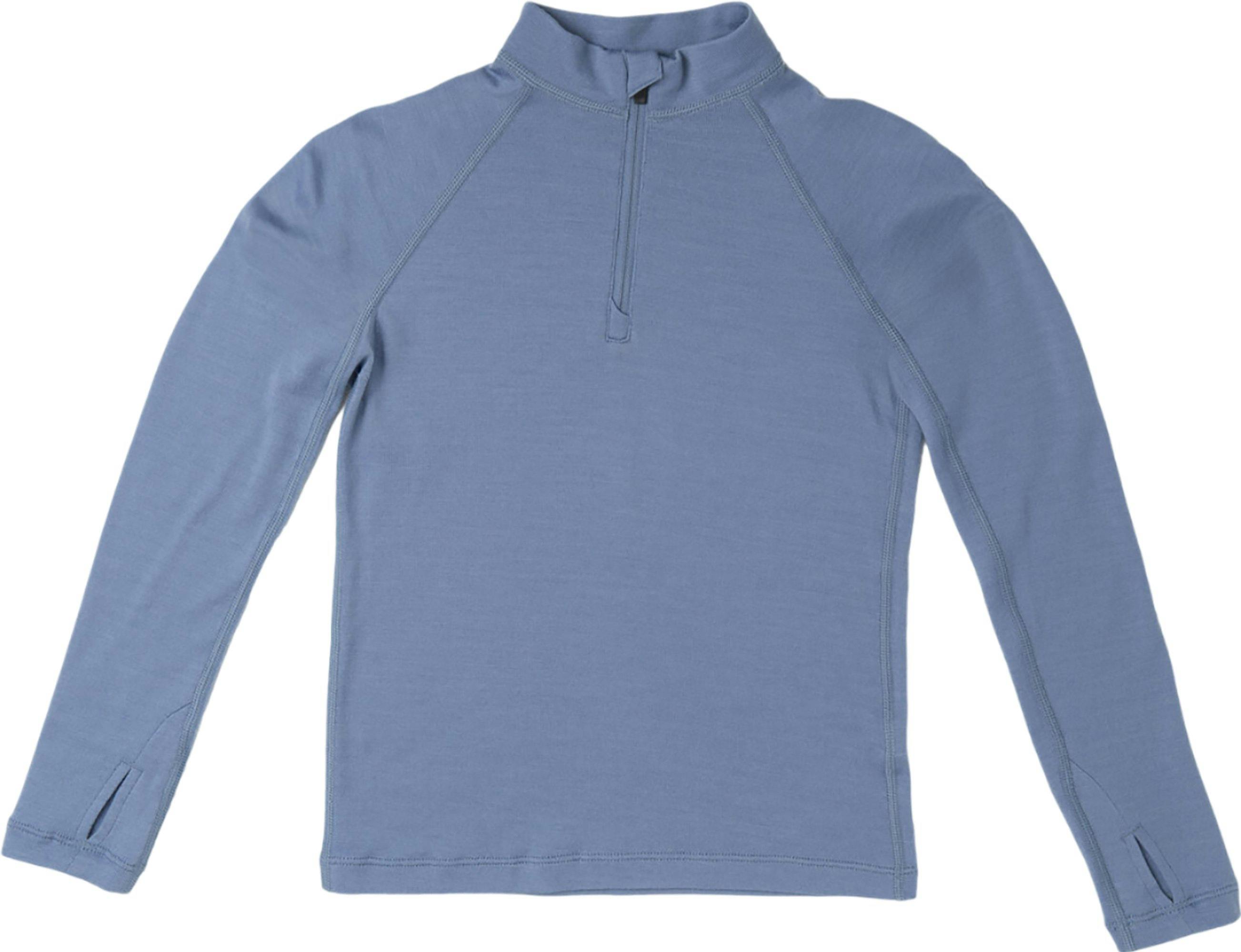 Product gallery image number 1 for product 260 Tech Long Sleeve Half Zip Base Layer Top - Kids