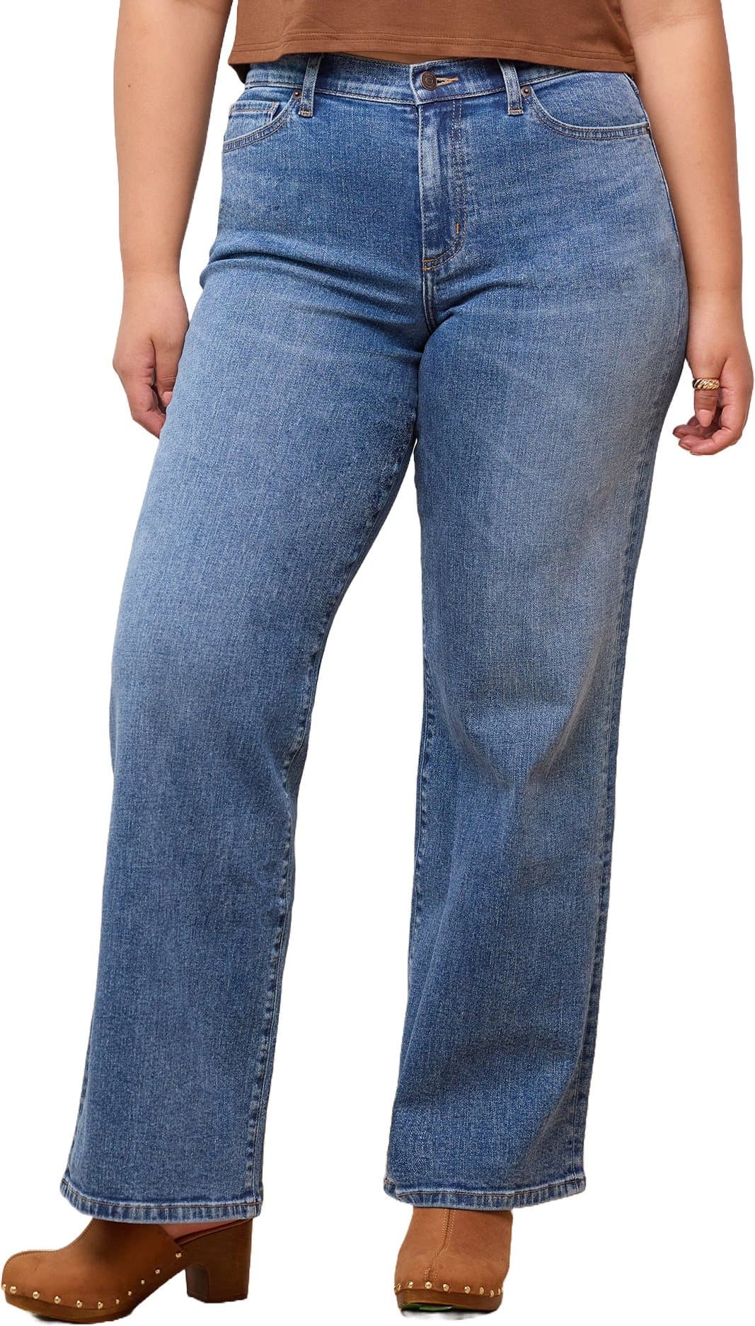 Numéro de l'image de la galerie de produits 4 pour le produit Jeans classique à jambe large - Femme