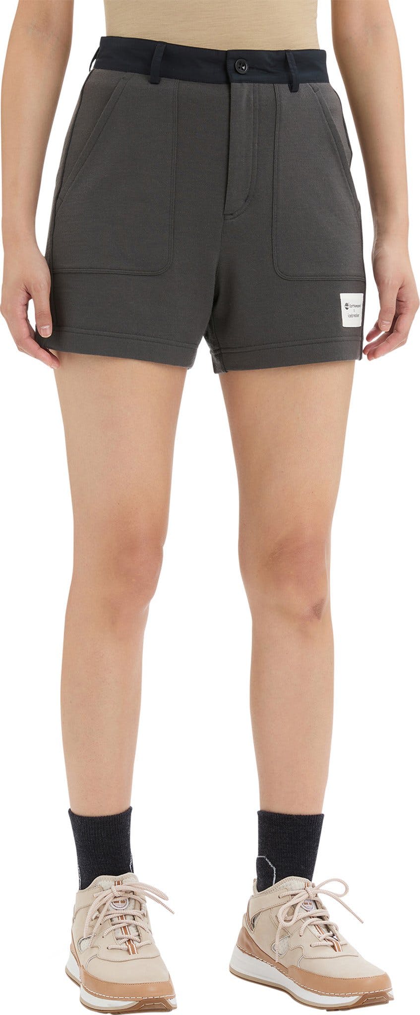 Product gallery image number 4 for product IB x Timberland Merino Terry Chino Shorts - Women's