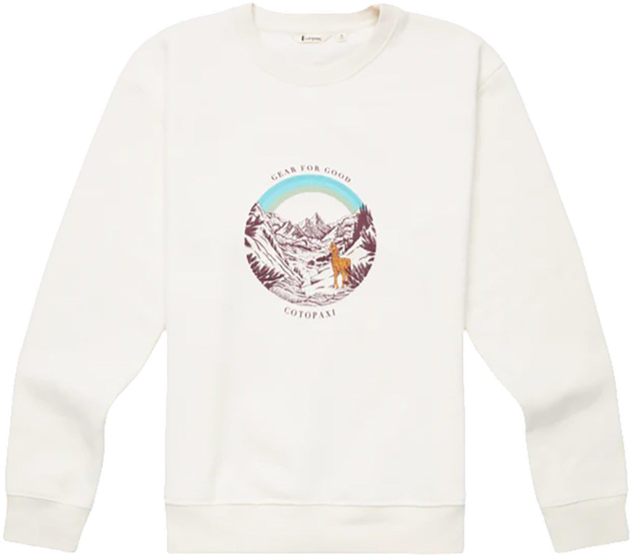 Product gallery image number 1 for product Traveling Llama Crew Neck Sweatshirt - Women's