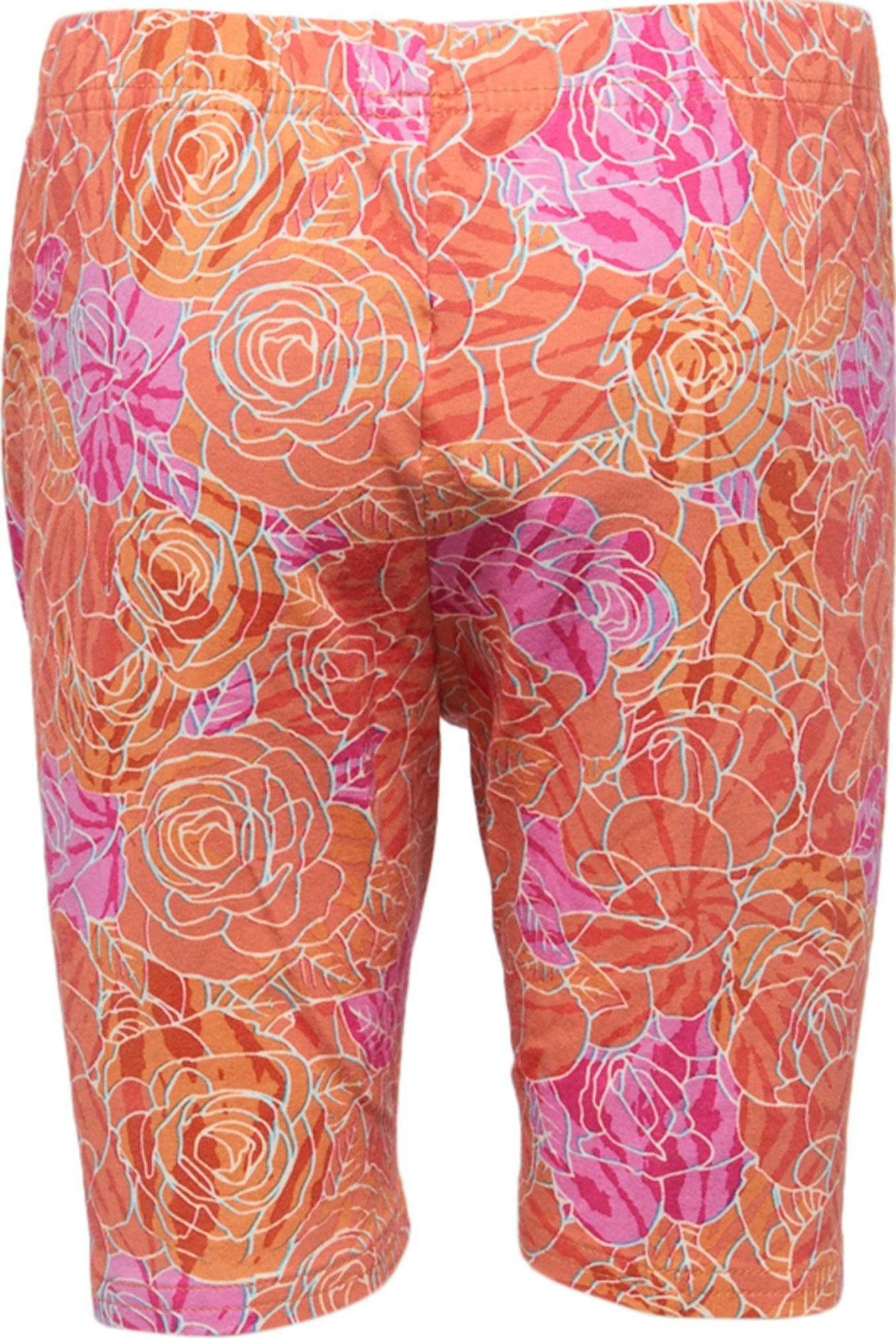Product gallery image number 2 for product Rose Camo Print Legging Shorts - Girls