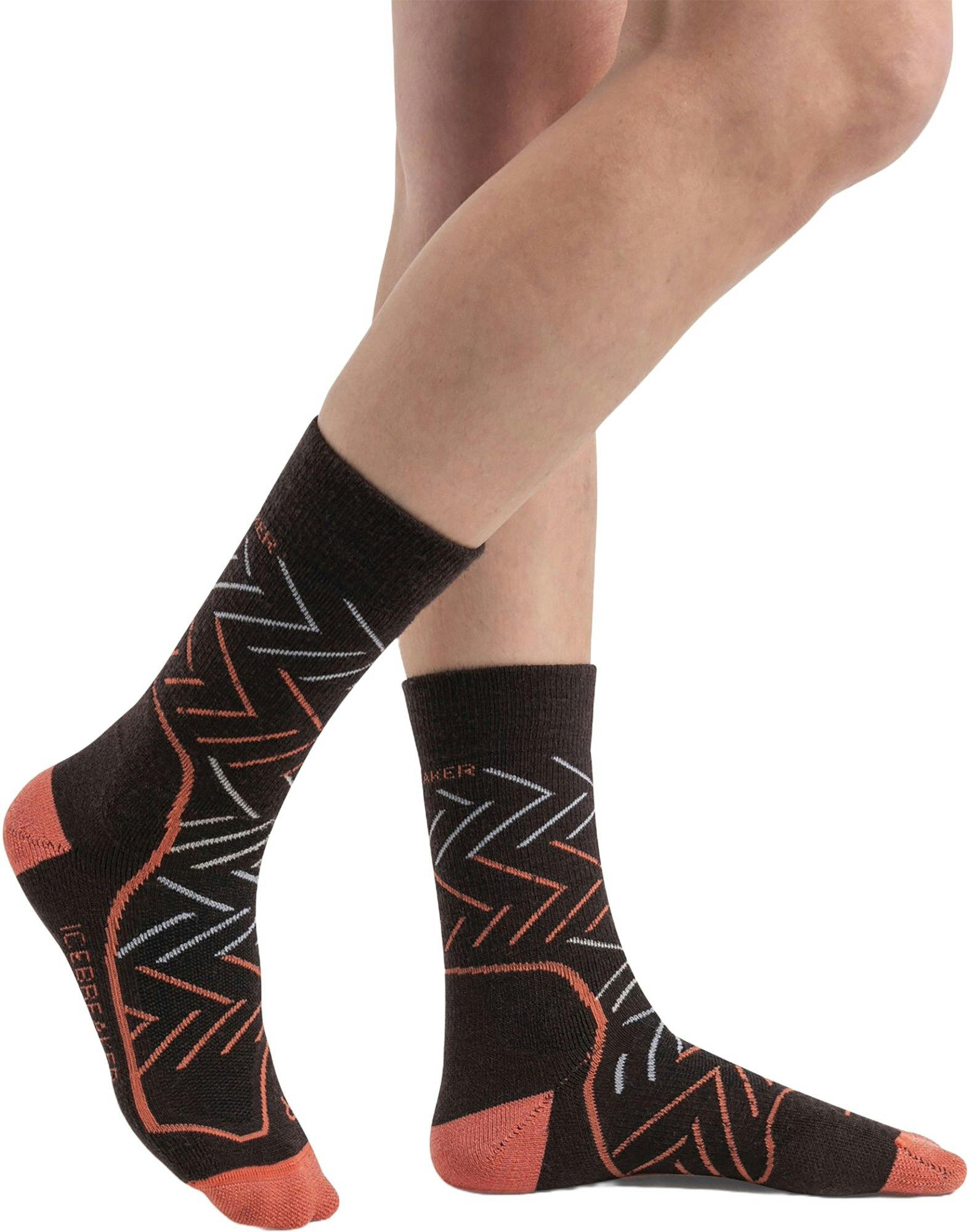 Product gallery image number 2 for product Hike Medium Crew Socks Sunrise - Women's