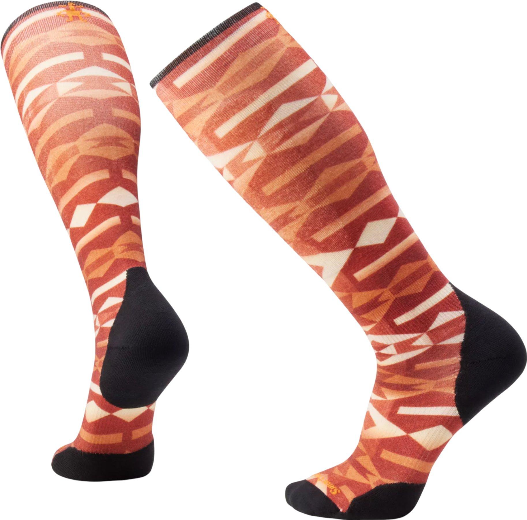 Image de produit pour Chaussettes de ski sous-genou coussin ciblé Colliding Clouds - Unisexe