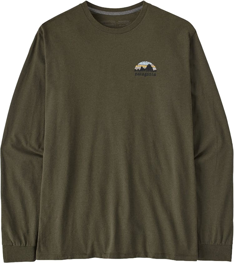 Patagonia Skyline Stencil Responsibili-Tee Long Sleeve T-Shirt - Men's