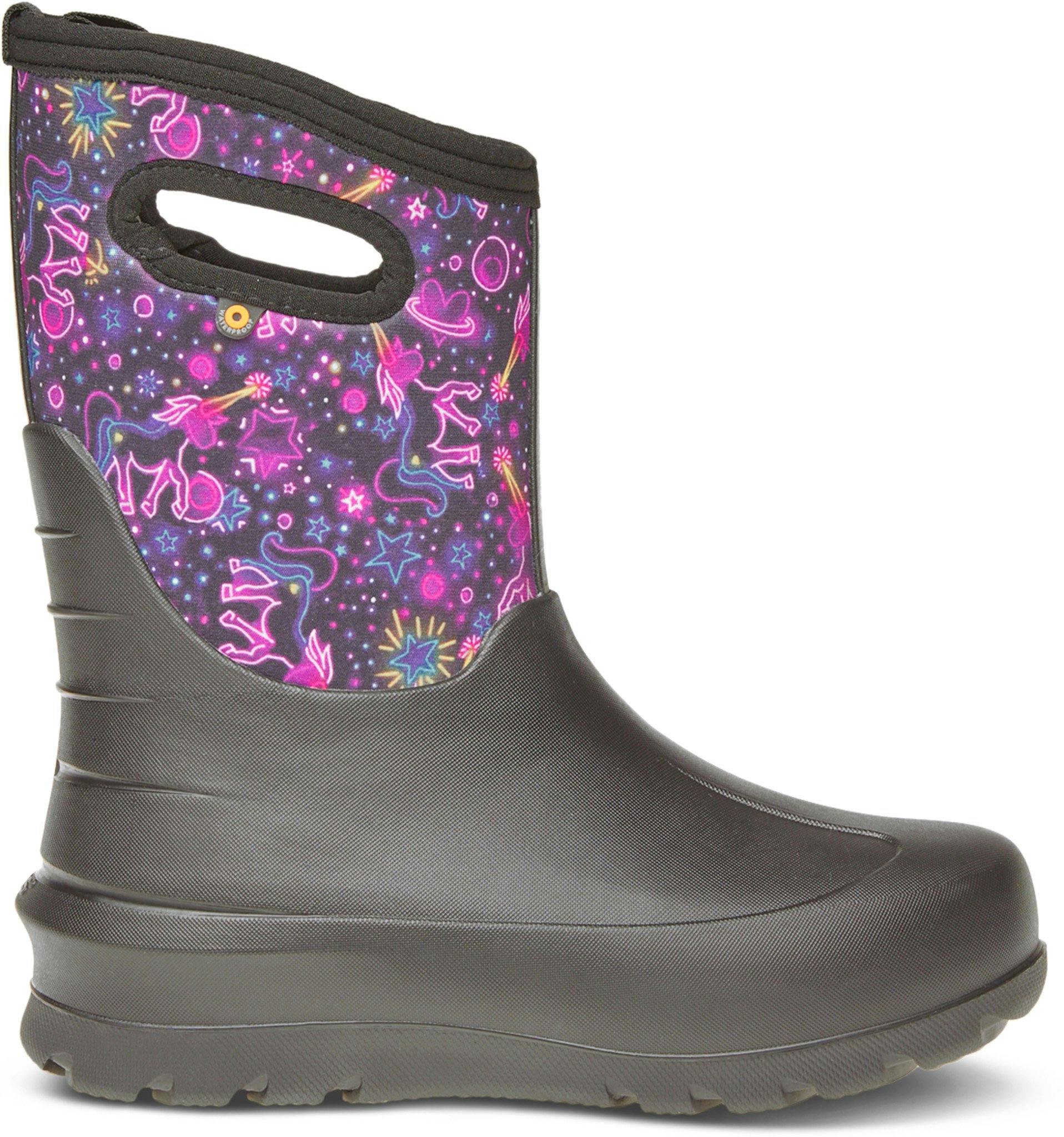 Product image for Neo-Classic Neon Unicorn Winter Boots - Kids