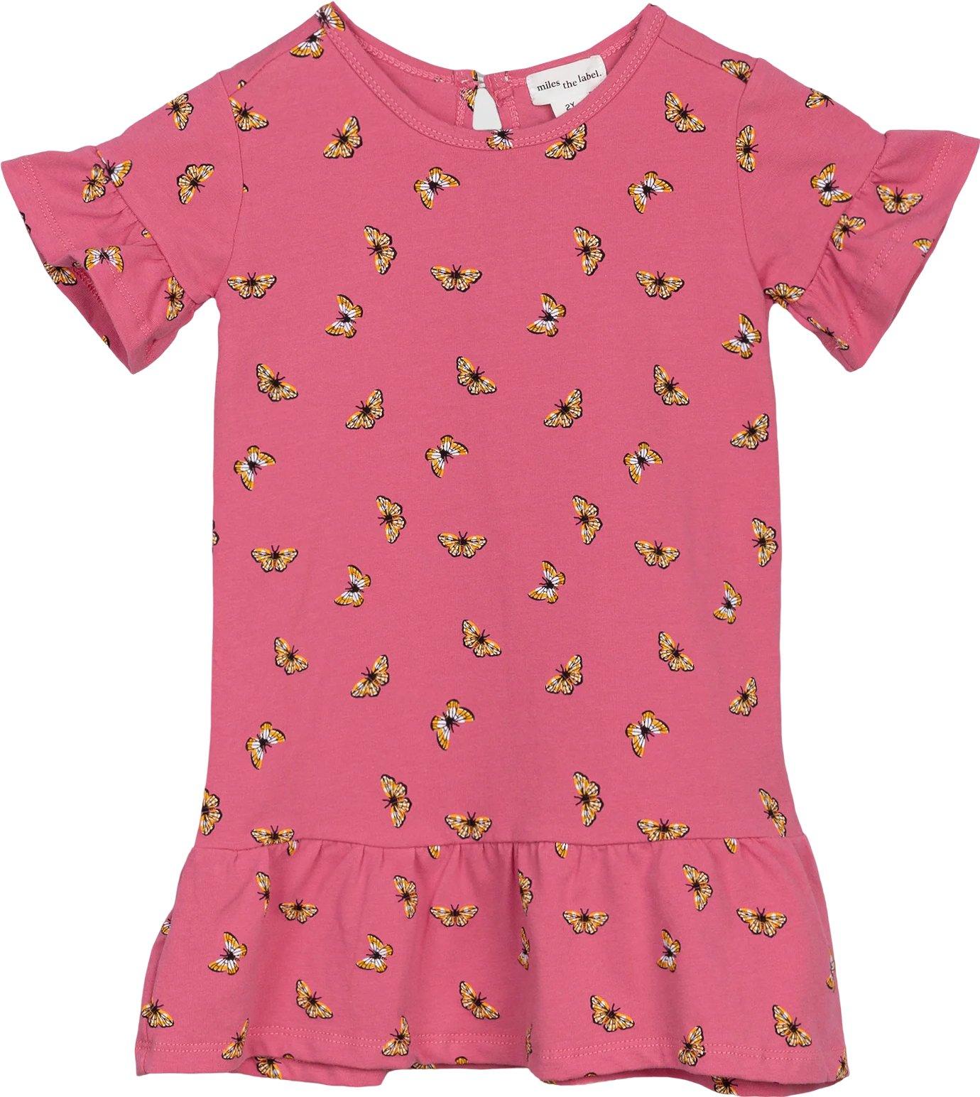 Image de produit pour Robe en jersey à manches trompette - Fille