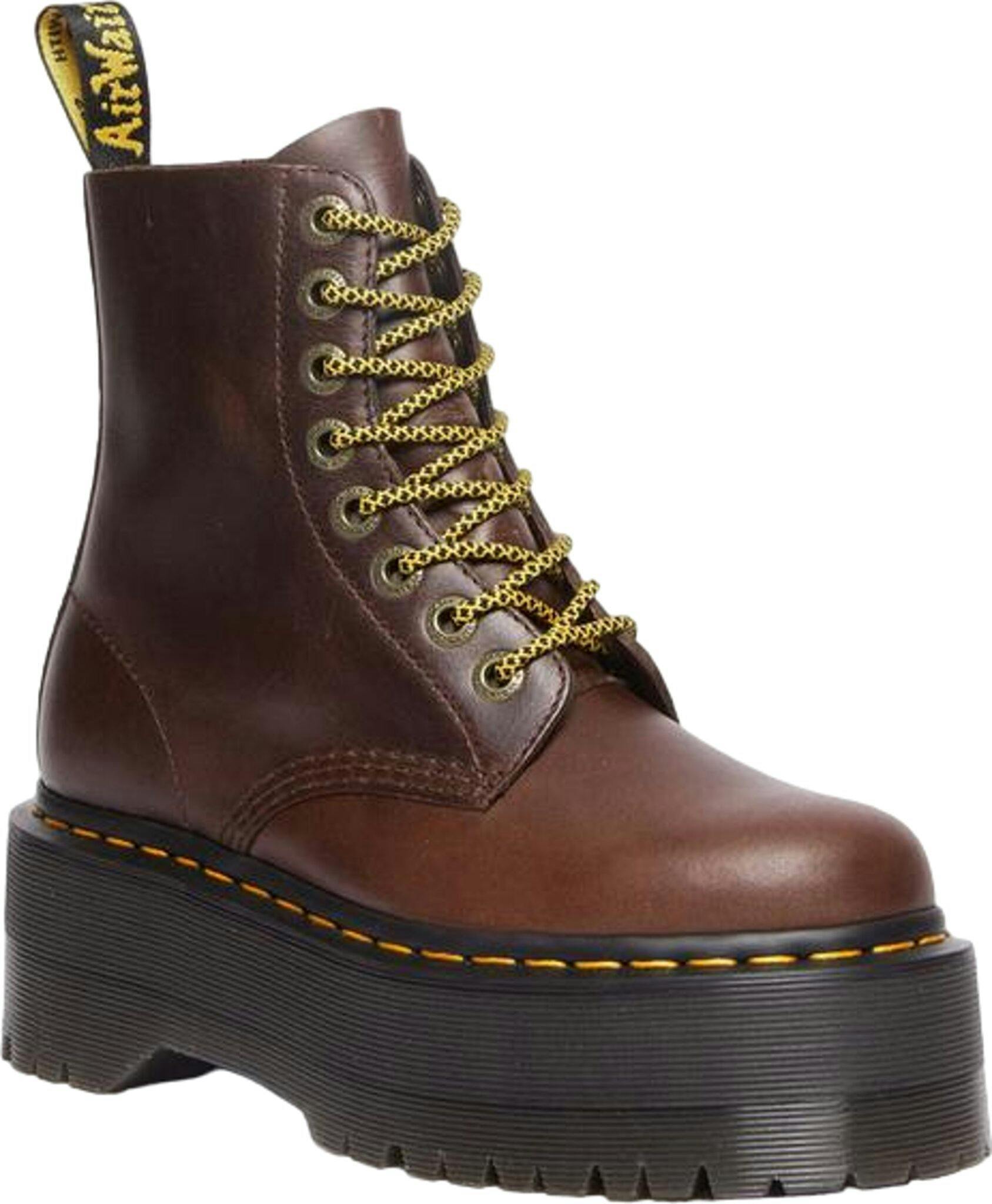 Image de produit pour Bottes à plateforme en cuir 1460 Pascal Max - Femme