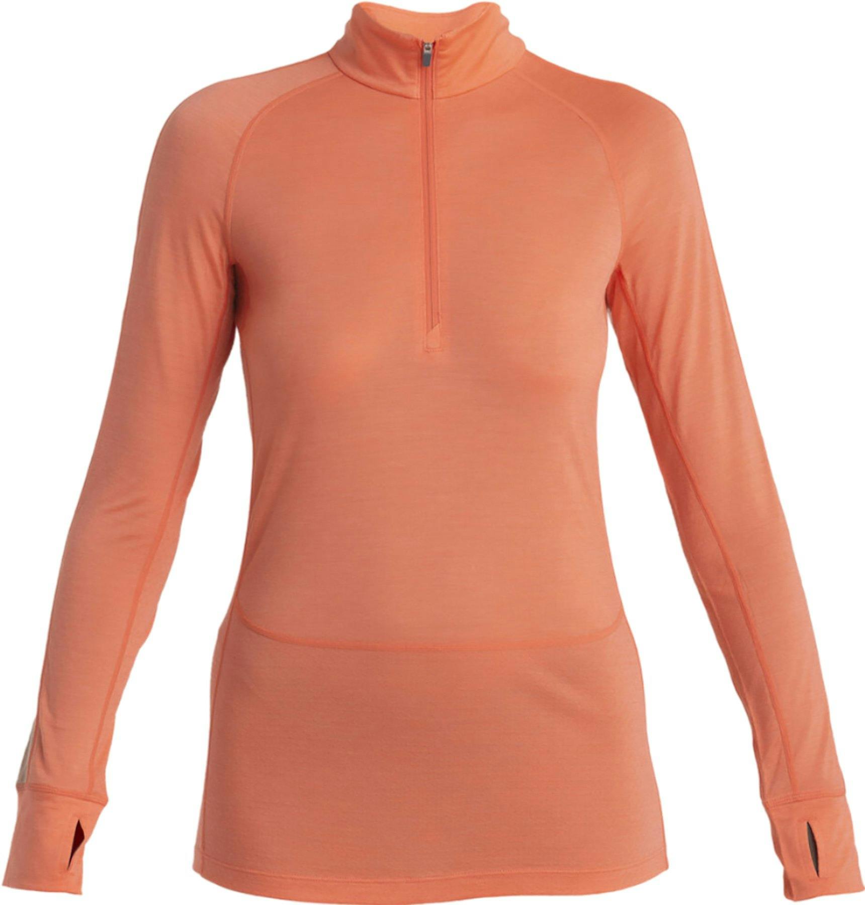 Product gallery image number 1 for product 125 ZoneKnit™ Merino Blend Long Sleeve Half Zip Thermal Top - Women's