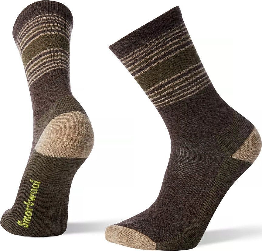 Product gallery image number 1 for product Hiking Striped Light Crew Socks - Men's