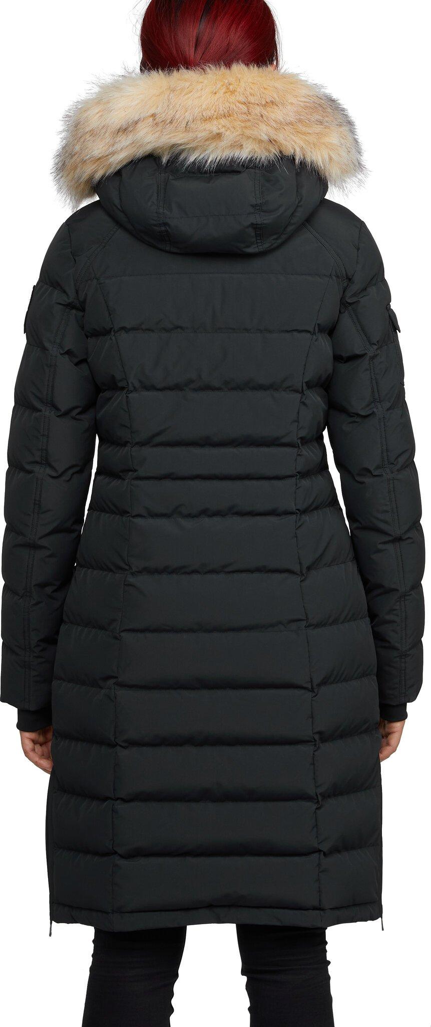 Product gallery image number 5 for product Venice Long Puffer Jacket with Removable Faux Fur Trim - Women's