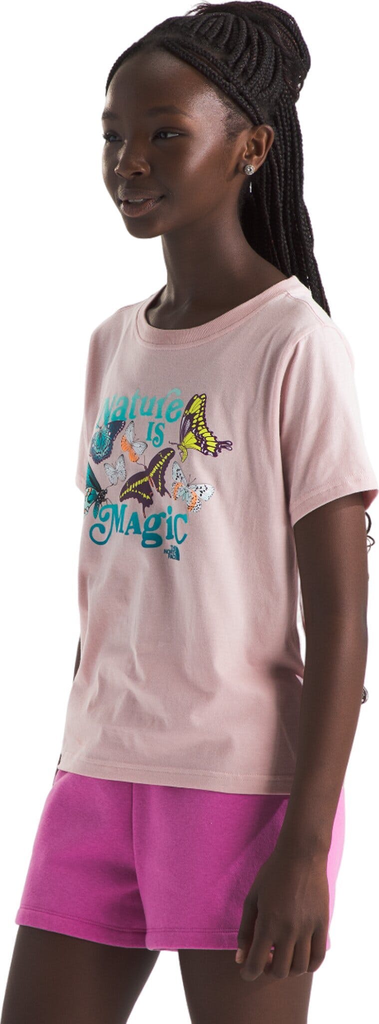 Product gallery image number 2 for product Short Sleeve Graphic T-Shirt - Girls