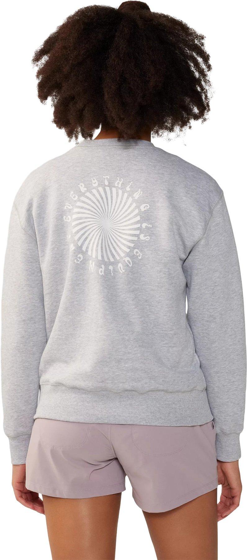 Product gallery image number 3 for product Spiral Crew Neck Pullover Sweatshirt - Women's