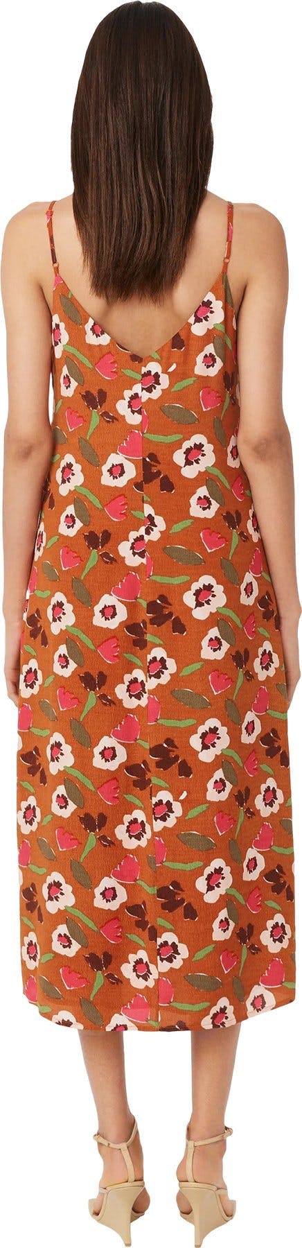 Numéro de l'image de la galerie de produits 3 pour le produit Robe nuisette en satin à imprimé floral - Femme