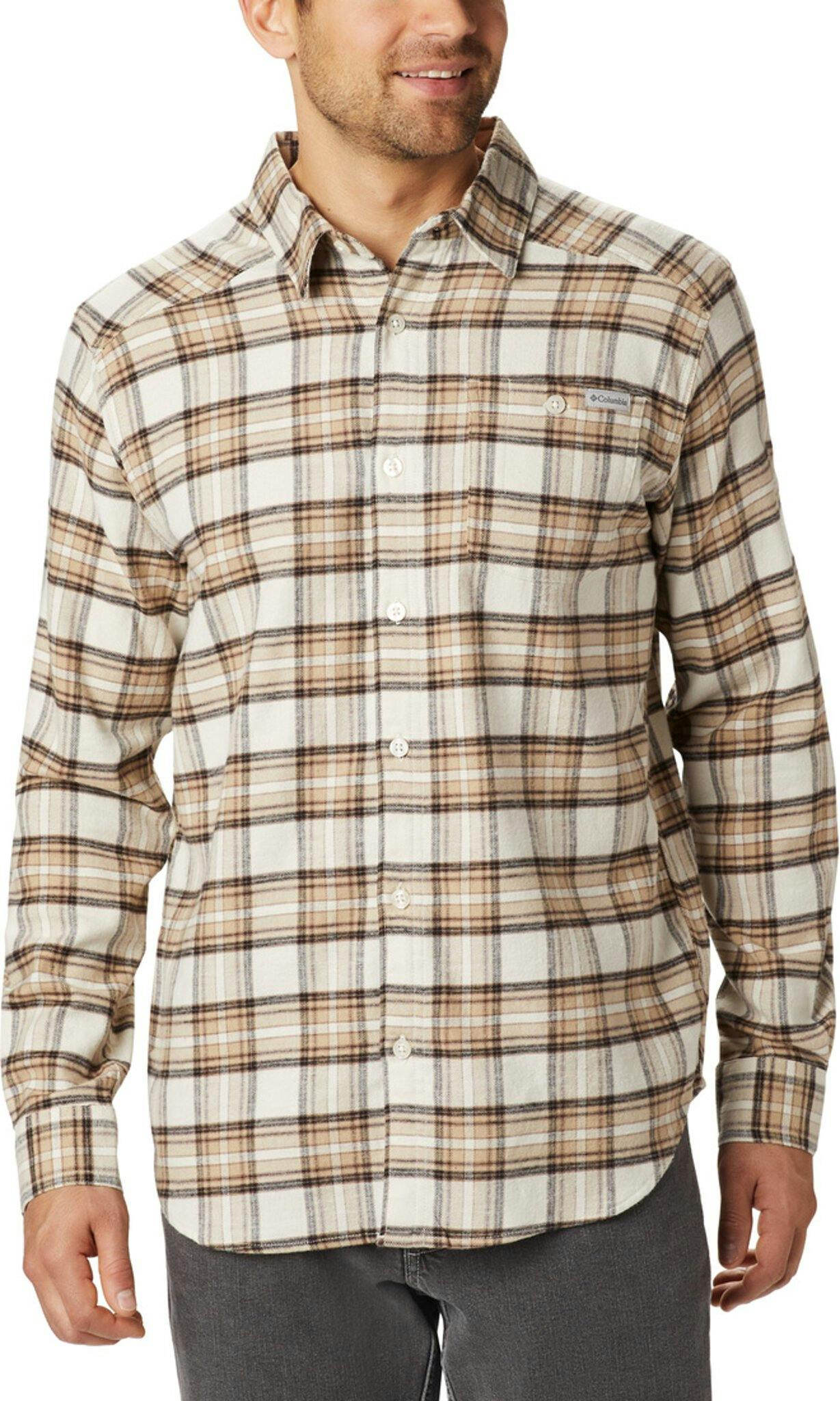 Image de produit pour Chemise en flanelle à manches longues Cornell Woods grande taille - Homme