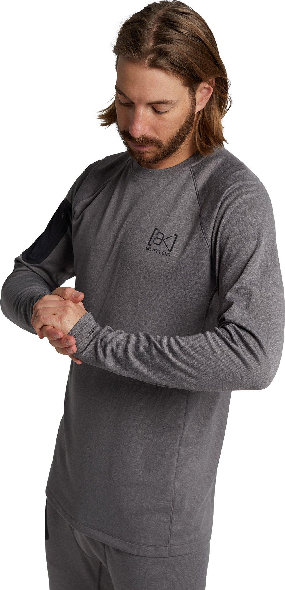 Numéro de l'image de la galerie de produits 2 pour le produit Haut couche de base à col rond [ak] Baker Power Wool - Homme