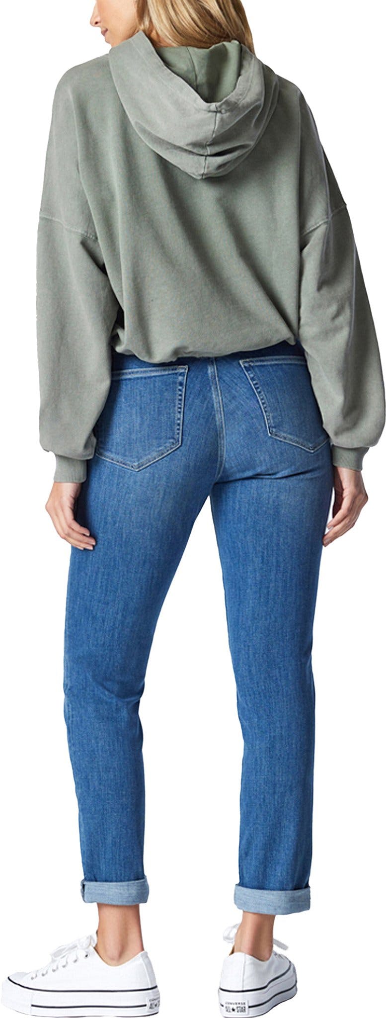 Numéro de l'image de la galerie de produits 2 pour le produit Jean Lt en denim bleu à plumes brossées Kathleen - Femme