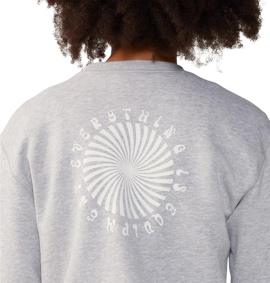 Product gallery image number 5 for product Spiral Crew Neck Pullover Sweatshirt - Women's