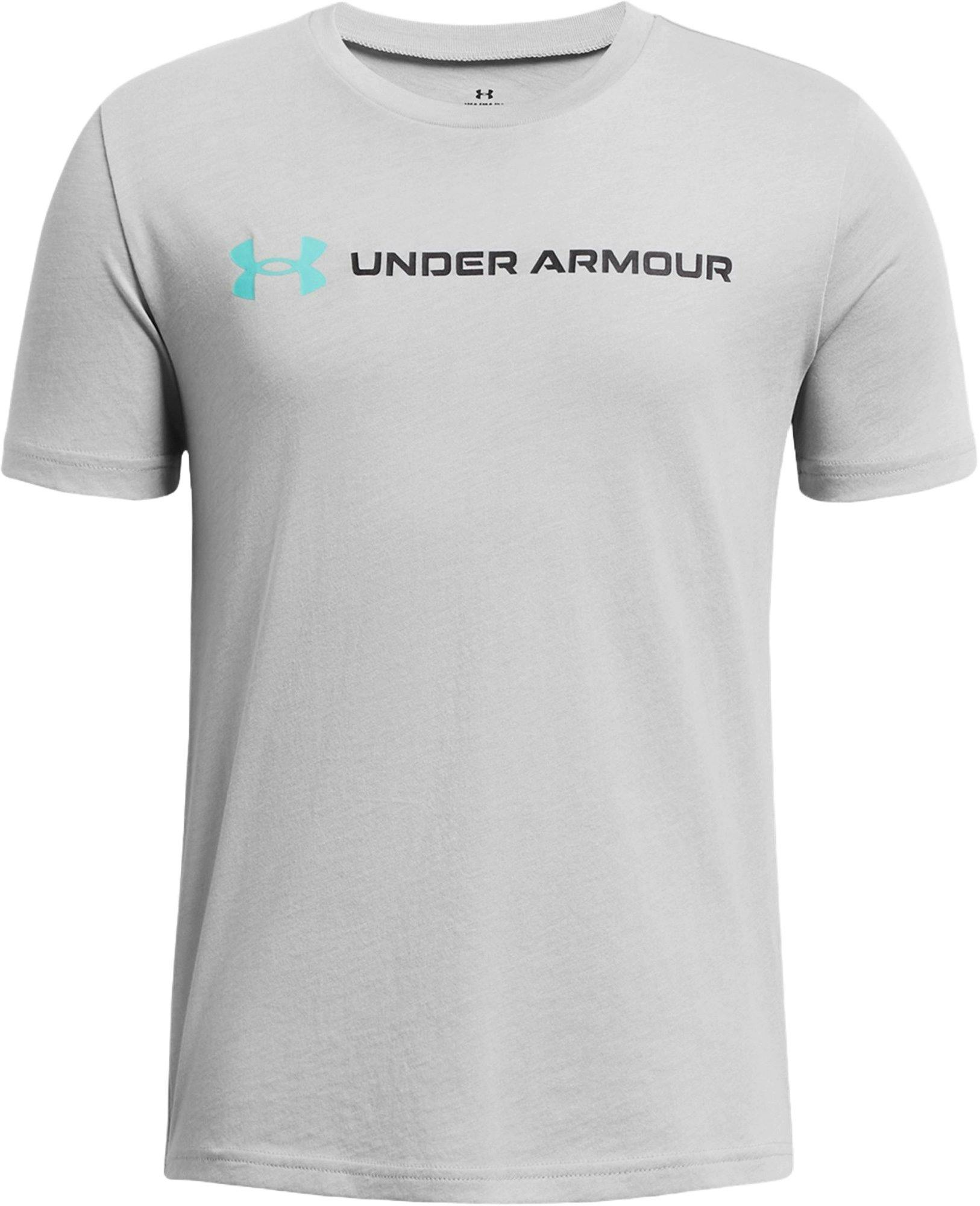 Product gallery image number 1 for product UA Logo Wordmark Short Sleeve T-shirt - Boys