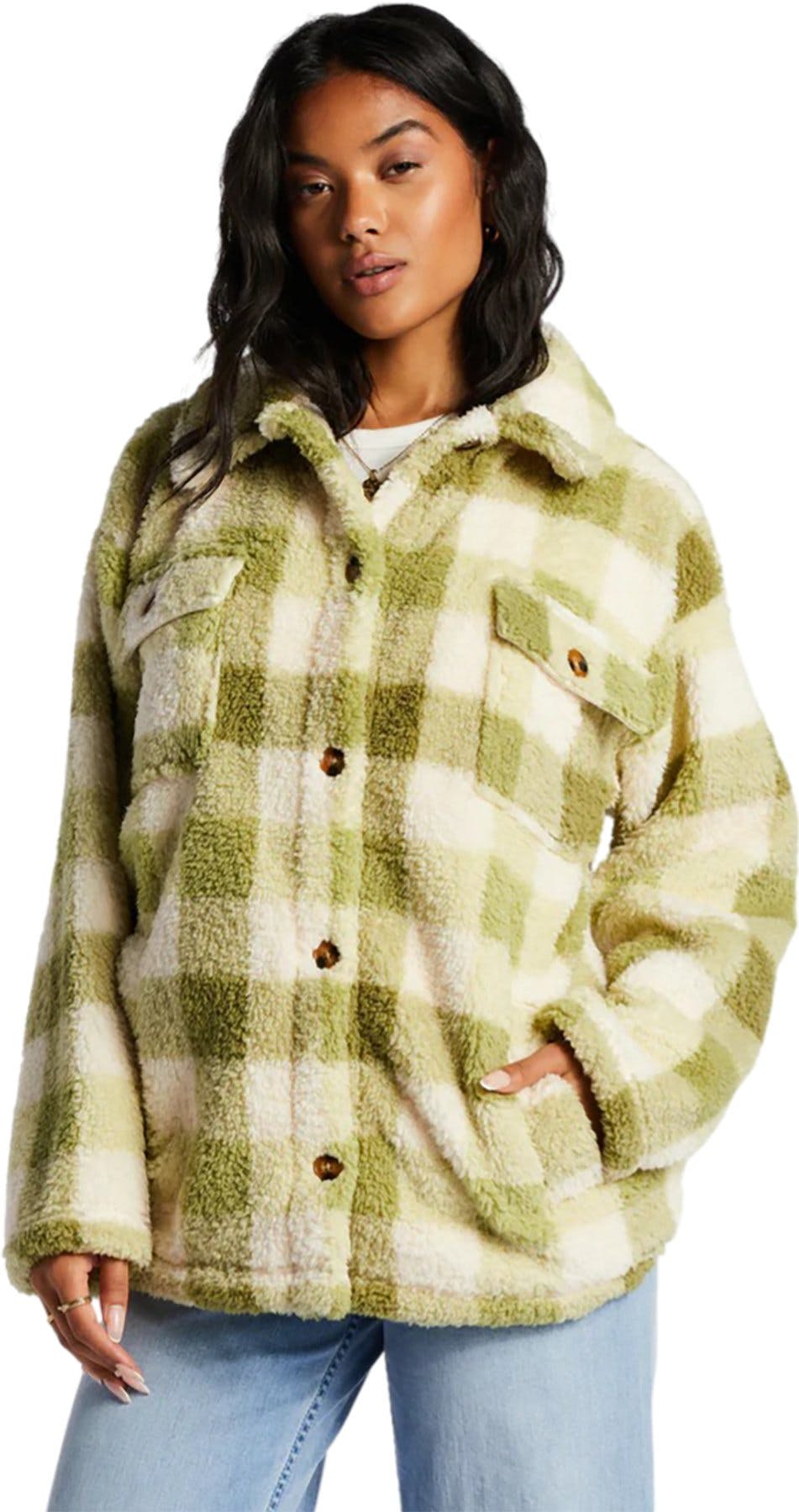 Product image for Fairbanks Button-Up Teddy Bear Jacket - Women's