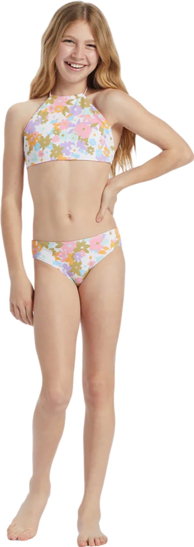 Image de produit pour Ensemble de bikini réversible à col haut Kissed By The Sun - Fille