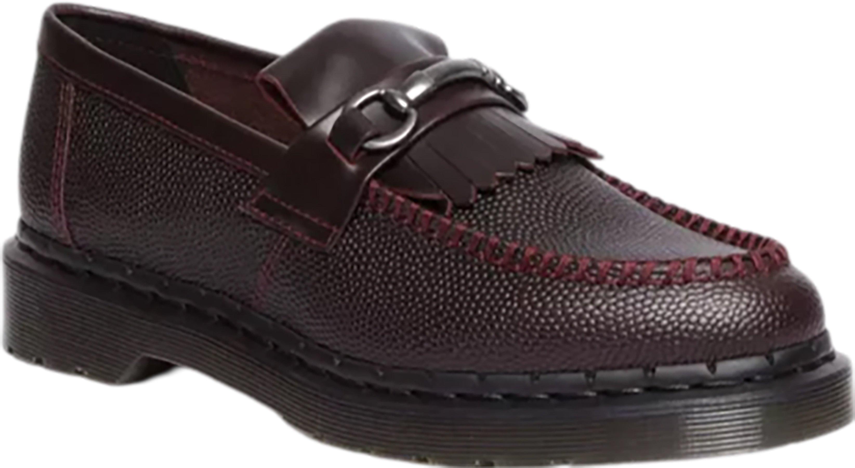 Product image for Adrian Snaffle Pebble Grain Leather Kiltie Loafers - Unisex