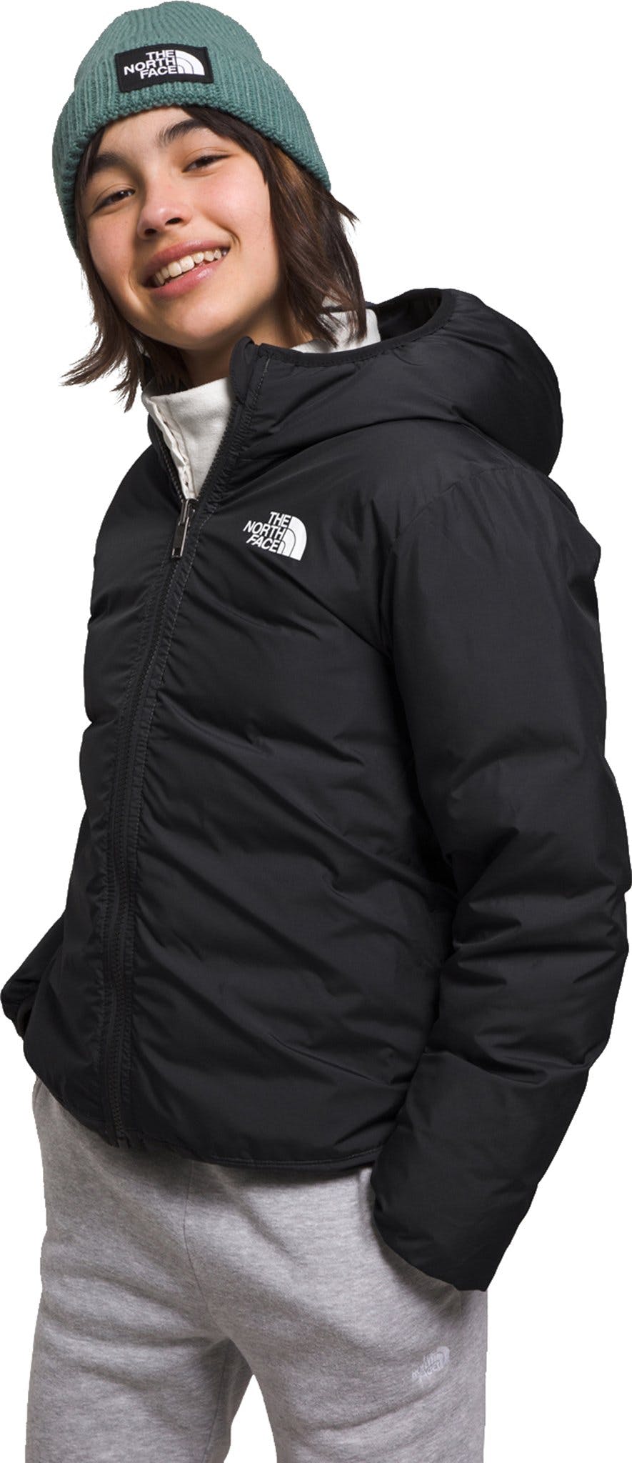 Product gallery image number 6 for product North Down Reversible Hooded Jacket - Girls
