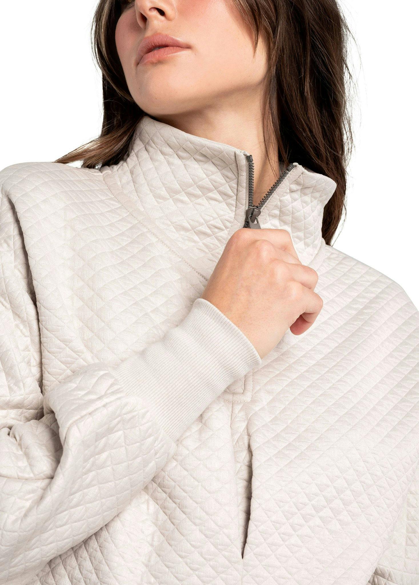 Product gallery image number 5 for product Quilted Air Layer Half Zip Top - Women's