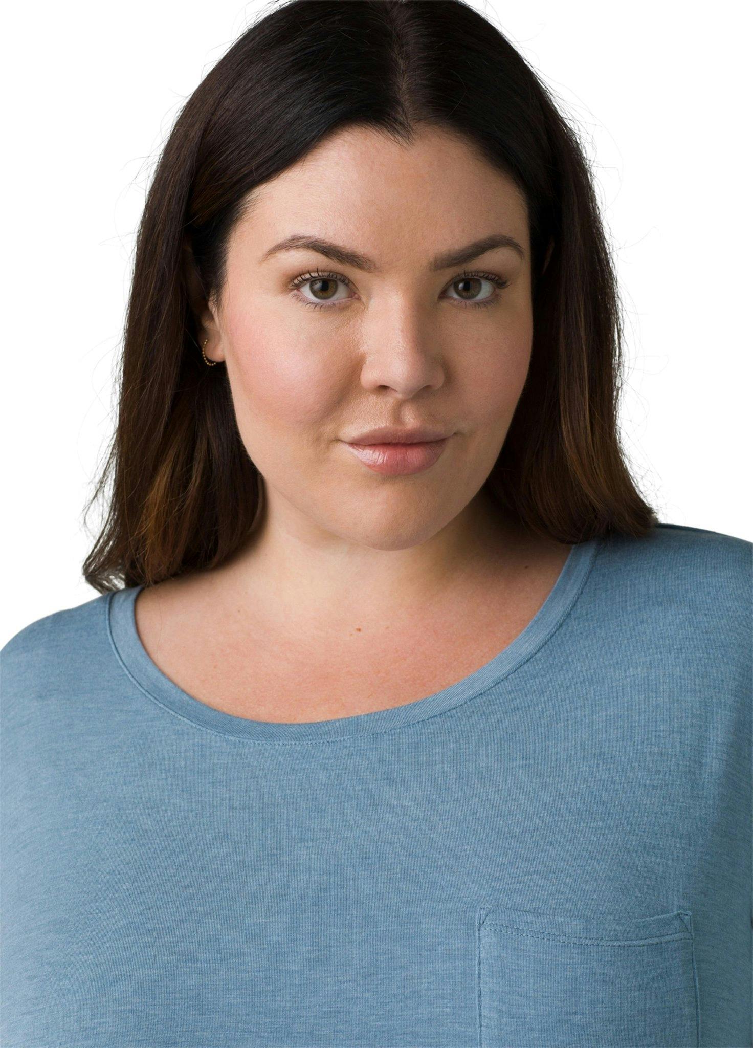Product gallery image number 3 for product Foundation Plus Size Long Sleeve Top - Women's