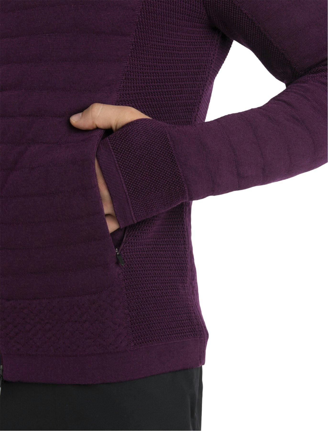 Product gallery image number 5 for product ZoneKnit Merino Explore Long Sleeve Zip Hoodie - Men's