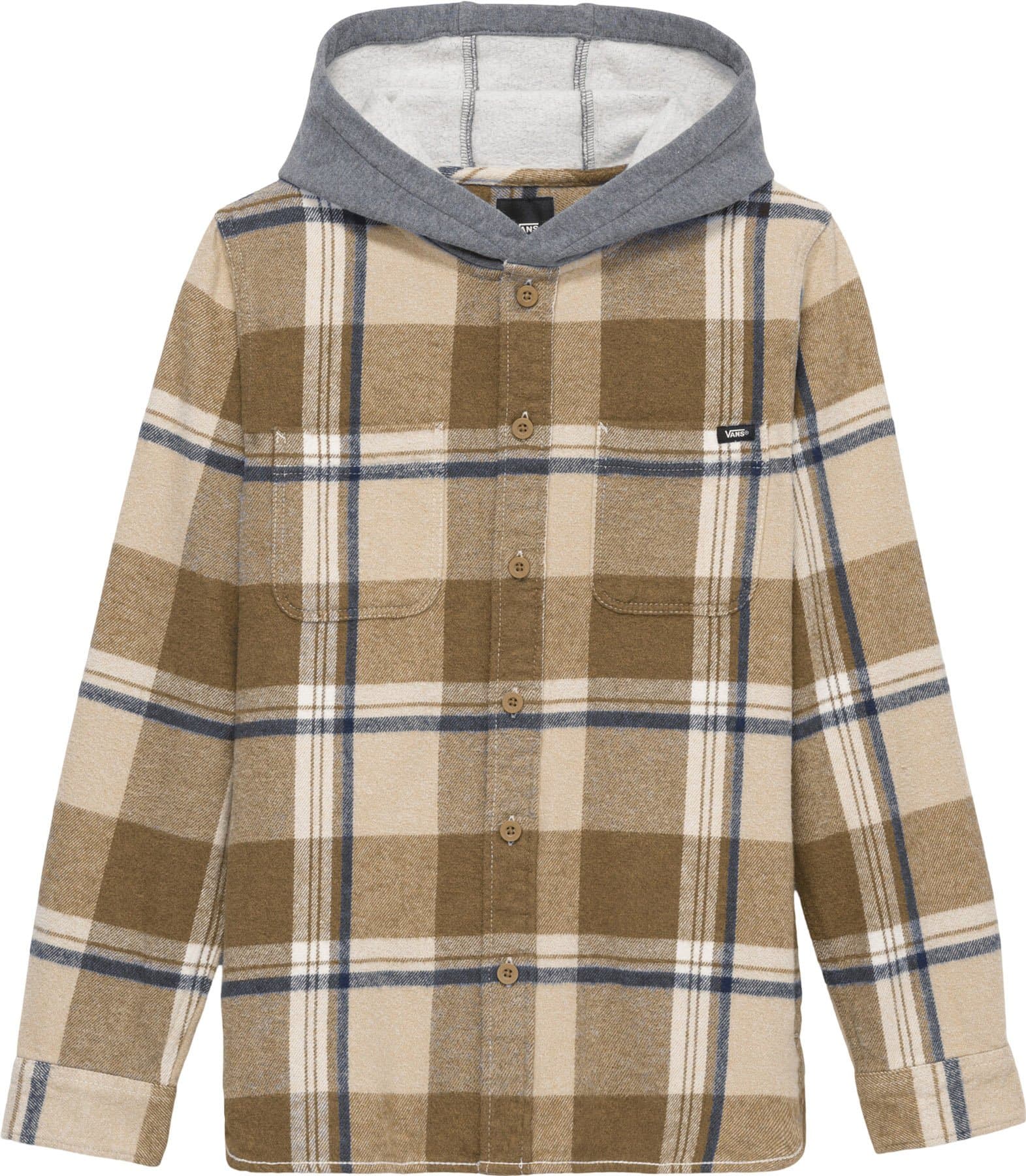 Image de produit pour Kids Lopes Hooded Flannel Buttondown Shirt