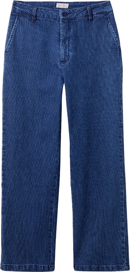 Pinstripe Denim