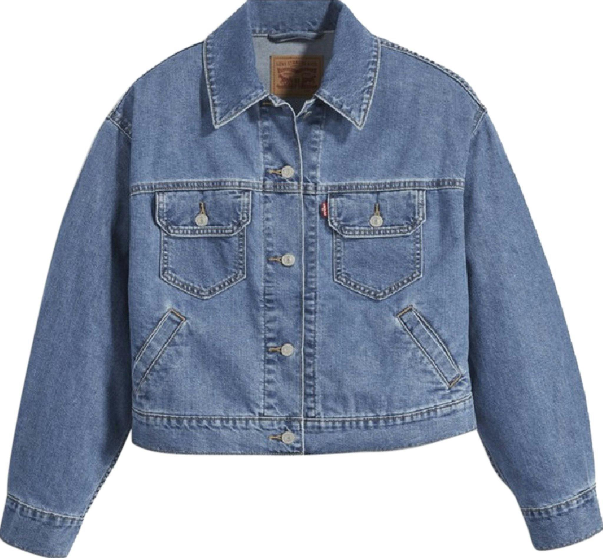 Product gallery image number 1 for product Utility Baby Baggy Denim Jacket - Women's